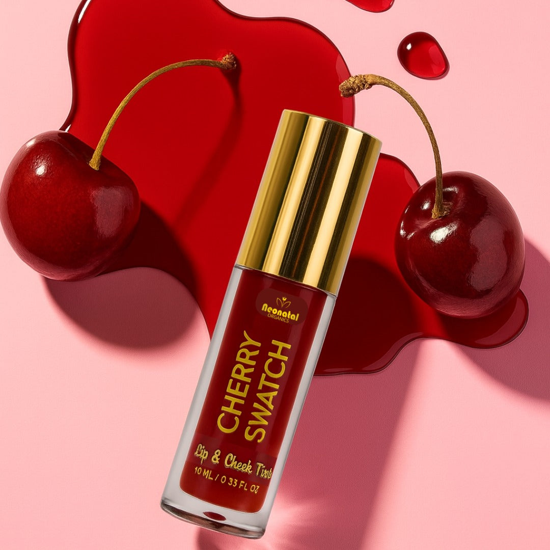Cherry Swatch Lip & Cheek Tint 10ml.