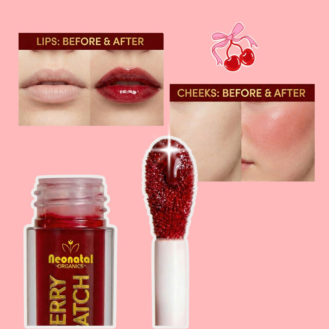 Cherry Swatch Lip & Cheek Tint 10ml.